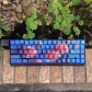 Rose Elegy 104+26 PBT Doubleshot Backlit 5-sided Dye-subbed Keycaps Set Cherry Profile Side Legends for MX Keyboard